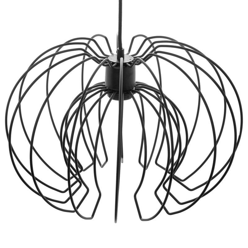 Casa si Gradina - Corpuri si surse de iluminat - Lustre si pendule - Corp de iluminat suspendat ADVITI Bola 1p AD-LD-6221BE27, E27, maxim 60W, negru - Infinity.ro