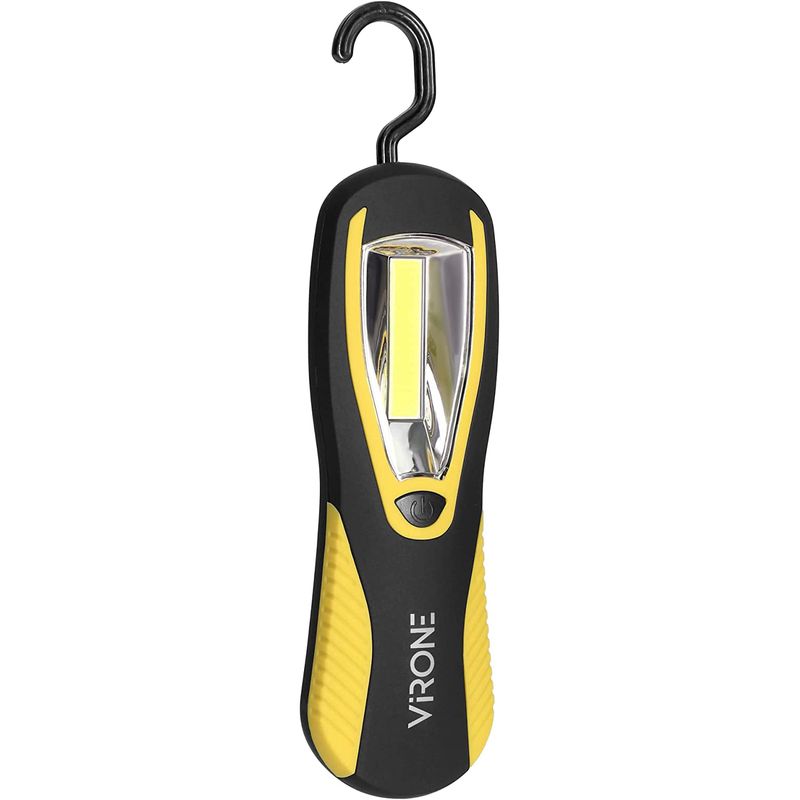 Casa si Gradina - Corpuri si surse de iluminat - Iluminat comercial si industrial - Proiectoare si lampi de lucru - Lanterna de lucru VIRONE WL-7, LED COB, 3W, 200 lm, 3 x AA, galben/negru - Infinity.ro