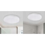 Casa si Gradina - Corpuri si surse de iluminat - Plafoniere, aplice si spoturi - Plafoniera ADVITI Jantar AD-PL-6468WLPM4, LED, 18W, 1880lm, IP54, 4000K, IK08, metal/pvc, alb - Infinity.ro