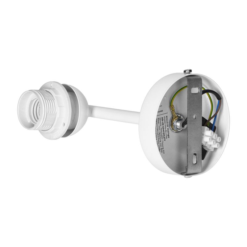 Casa si Gradina - Corpuri si surse de iluminat - Plafoniere, aplice si spoturi - Aplica de perete ADVITI Rollo AD-LD-6341WE27T, E27, 1 x 60W, alb - Infinity.ro