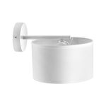 Casa si Gradina - Corpuri si surse de iluminat - Plafoniere, aplice si spoturi - Aplica de perete ADVITI Rollo AD-LD-6341WE27T, E27, 1 x 60W, alb - Infinity.ro