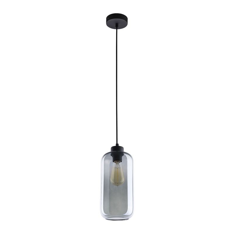 Casa si Gradina - Corpuri si surse de iluminat - Lustre si pendule - Corp de iluminat suspendat ADVITI Lazio 1p AD-LD-6228BE27S, E27, maxim 15W, negru - Infinity.ro