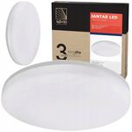 Casa si Gradina - Corpuri si surse de iluminat - Plafoniere, aplice si spoturi - Plafoniera ADVITI Jantar AD-PL-6470WLPM4, LED, 30W, 3225lm, IP54, 4000K, IK08, metal/pvc, alb - Infinity.ro