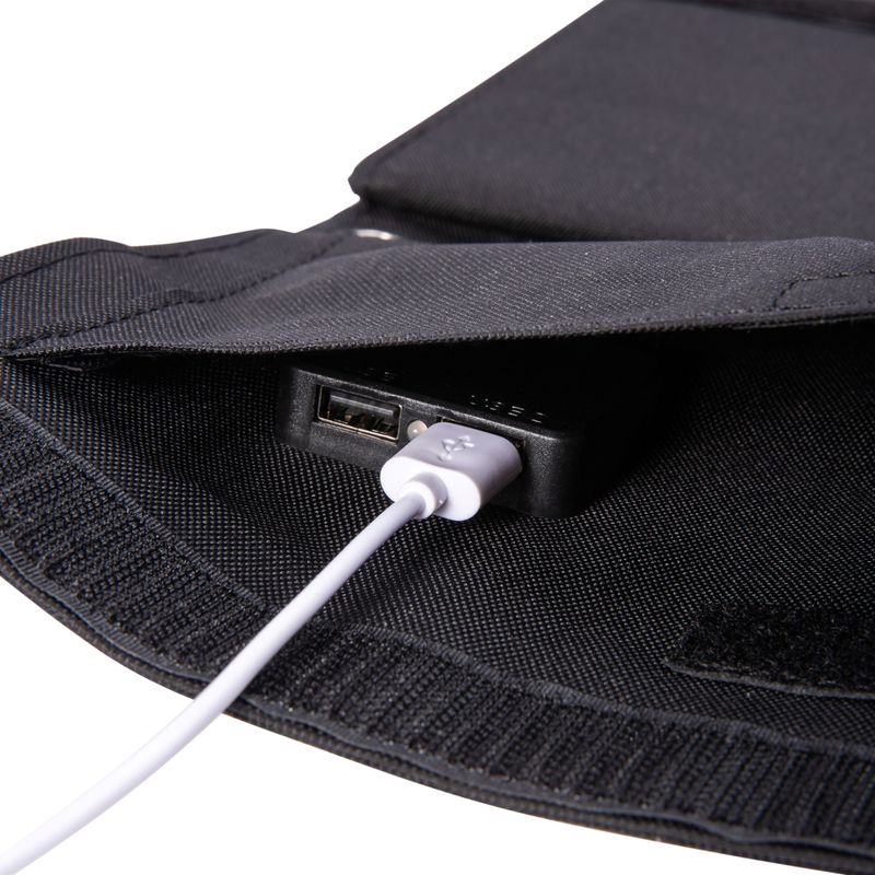 Casa si Gradina - Electrice - Panouri solare si accesorii - Sisteme panouri solare - Panou solar Technaxx TX-207, 21W, pliabil, 2 x USB-A, dimensiune 81 x 29 x 3 cm, negru - Infinity.ro