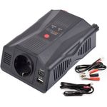 Auto si Moto - Reparatii si depanare - Invertoare auto - Invertor de tensiune Technaxx TE24, 300W, alimentare 12V, iesire 230V, USB-A, USB-C, negru - Infinity.ro