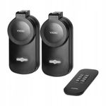 Casa si Gradina - Electrice - Prize - Set 2 PRIZE wireless CU TELECOMANDA 2+1 SCHUKO Virone Negru - Infinity.ro