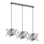 Casa si Gradina - Corpuri si surse de iluminat - Lustre si pendule - Corp de iluminat suspendat ADVITI Corrado 3p AD-LD-6213GGE14S, E14, maxim 3 x 40W, crom - Infinity.ro