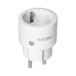 Casa si Gradina - Electrice - Prize - Mini priza wireless VIRONE RS-10(GS), 2300W, schuko, IP20, telecomanda, alba - Infinity.ro