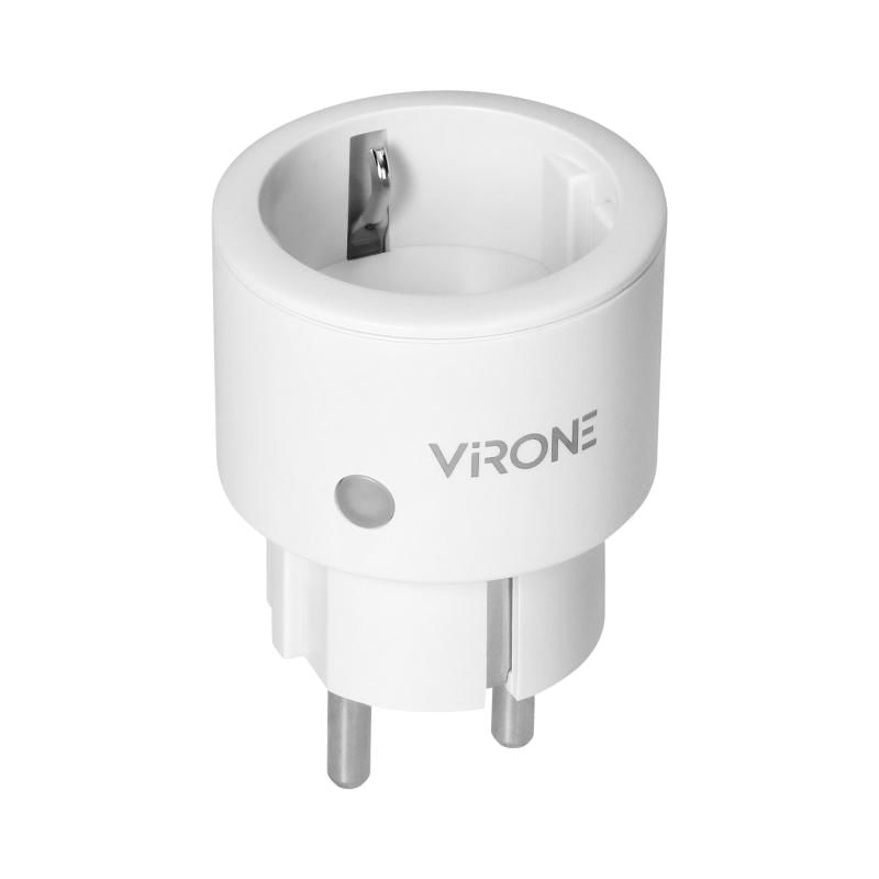 Casa si Gradina - Electrice - Prize - Mini priza wireless VIRONE RS-10(GS), 2300W, schuko, IP20, telecomanda, alba - Infinity.ro