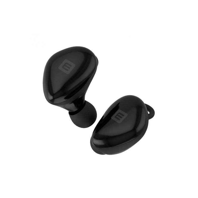 TV, Audio-Video si Foto - Portabile audio - Casti audio - Casti audio in ear Evelatus EBE02, Wireless, Bluetooth 5.0, IPX4, Extra Bass, toc de incarcare, negru - Infinity.ro