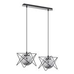 Casa si Gradina - Corpuri si surse de iluminat - Lustre si pendule - Corp de iluminat suspendat ADVITI Corrado 2p AD-LD-6212GGE14S, E14, maxim 2 x 40W, crom - Infinity.ro