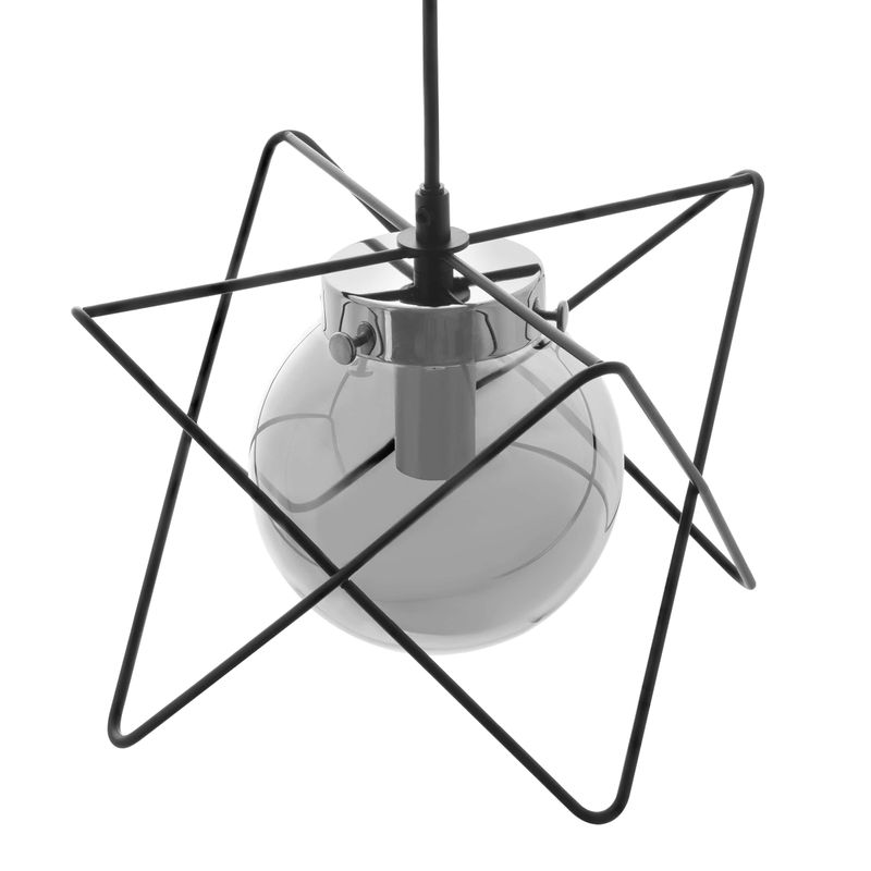 Casa si Gradina - Corpuri si surse de iluminat - Lustre si pendule - Corp de iluminat suspendat ADVITI Corrado 2p AD-LD-6212GGE14S, E14, maxim 2 x 40W, crom - Infinity.ro