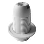 Casa si Gradina - Corpuri si surse de iluminat - Accesorii corpuri de iluminat - Dulie bec termoplastic E14 Virone LH/E14-2/W, cu flansa, alba - Infinity.ro