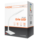 Casa si Gradina - Corpuri si surse de iluminat - Veioze si lampi - Veioze - Lampa de birou Virone ERIE LED DIM DL-7/W, 7W, 400 lm, dimmer, 3000/4000/6000K, Alb, Clasa energetica G - Infinity.ro