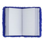 Carti si Birotica - Papetarie - Agende si calendare - Agende si carnete - Carnet notite a6, monstru, coperta imitatie blana, albastru, 80 file - Infinity.ro