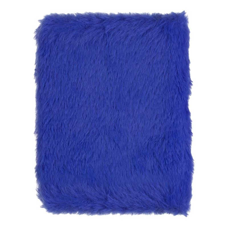 Carti si Birotica - Papetarie - Agende si calendare - Agende si carnete - Carnet notite a6, monstru, coperta imitatie blana, albastru, 80 file - Infinity.ro