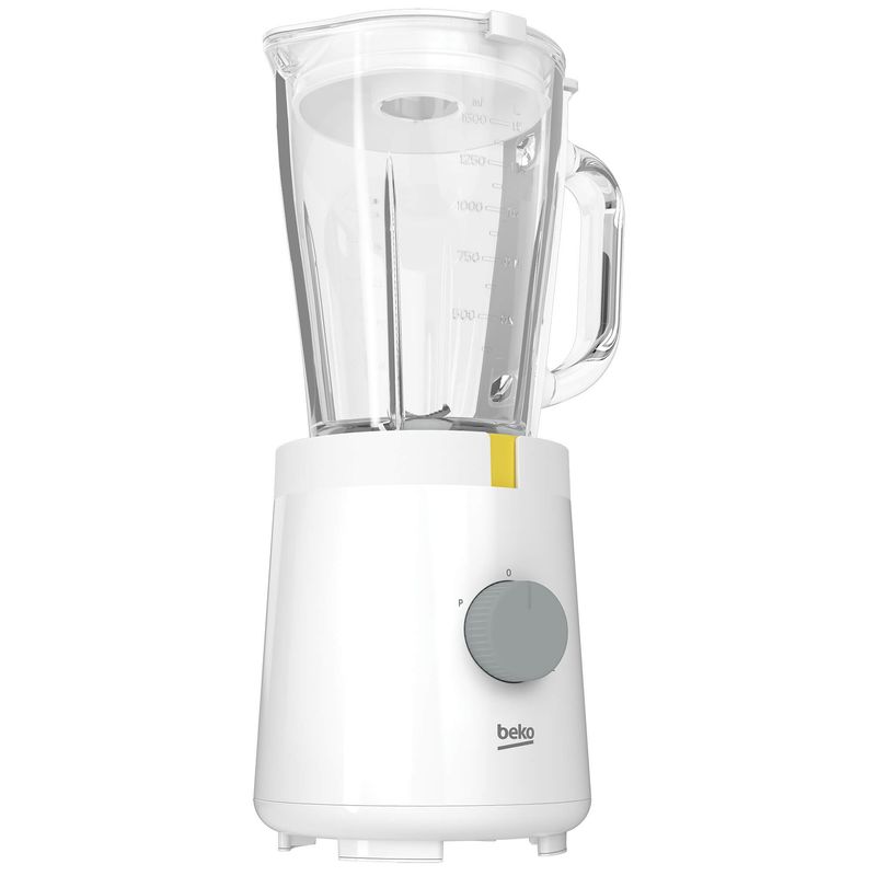 Electronice si Electrocasnice - Electrocasnice bucatarie - Mixere, tocatoare & roboti de bucatarie - Blendere si mini tocatoare - Blender Beko TBN62608W, 1.5 l, 600W, 2 trepte, 4 cutite, functie pulse, alb - Infinity.ro