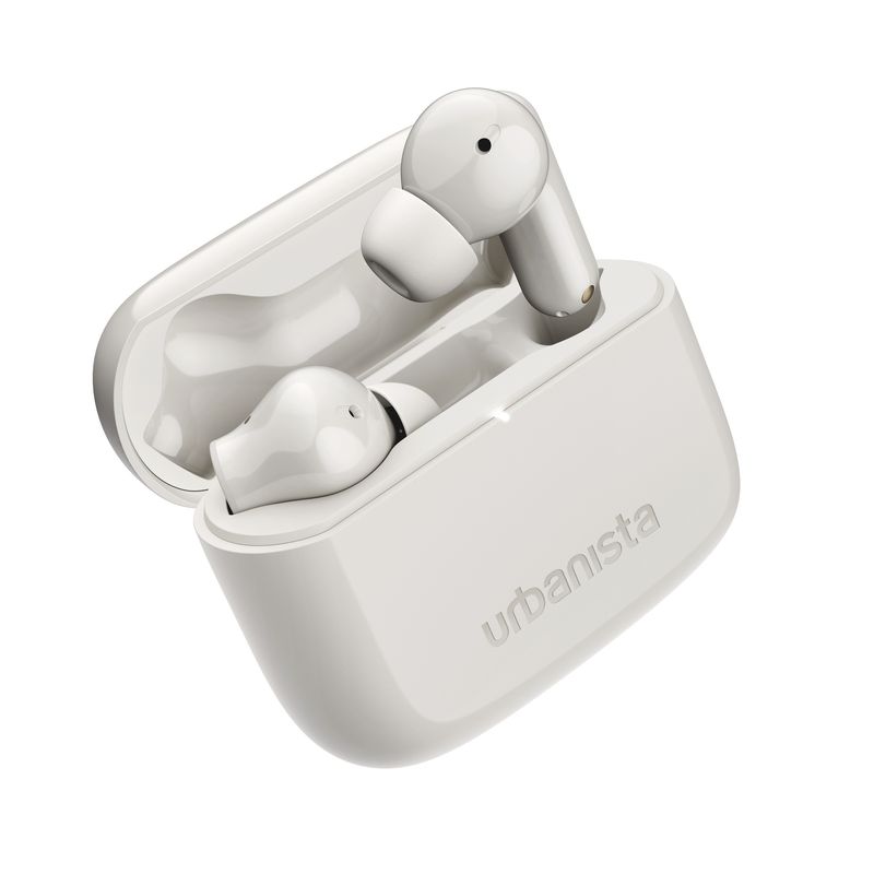 TV, Audio-Video si Foto - Portabile audio - Casti audio - Casti audio In-Ear Urbanista Palo Alto, True Wireless, Bluetooth 5.3, Microfon, redare pana la 8 ore, USB-C, alb - Infinity.ro