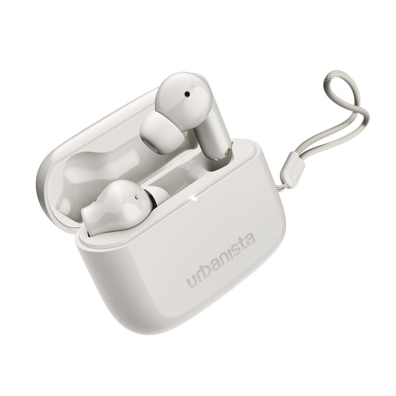 TV, Audio-Video si Foto - Portabile audio - Casti audio - Casti audio In-Ear Urbanista Palo Alto, True Wireless, Bluetooth 5.3, Microfon, redare pana la 8 ore, USB-C, alb - Infinity.ro