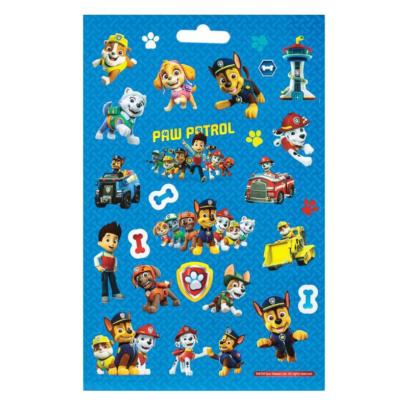 Carti si Birotica - Papetarie - Afise si stickere - Set autocolante paw patrol, 200 bucati, multicolor, 15 x 23cm - Infinity.ro
