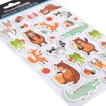 Casa si Gradina - Decoratiuni - Stickere decorative - Set autocolante 3d, animale de padure, multicolor, 30 bucati - Infinity.ro