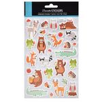 Casa si Gradina - Decoratiuni - Stickere decorative - Set autocolante 3d, animale de padure, multicolor, 30 bucati - Infinity.ro