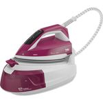 Electronice si Electrocasnice - Ingrijirea tesaturilor - Fiare de calcat - Statie de calcat BEKO SGA6126R, 2400W, 225g/min, 1l, talpa SteamXtra, Alb-Visiniu - Infinity.ro