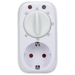 Priza programabila mecanic ORNO OR-PRE-445GS, Schuko, 3680 W, 16A, IP20, senzor crepuscular, 4 moduri de lucru, alb