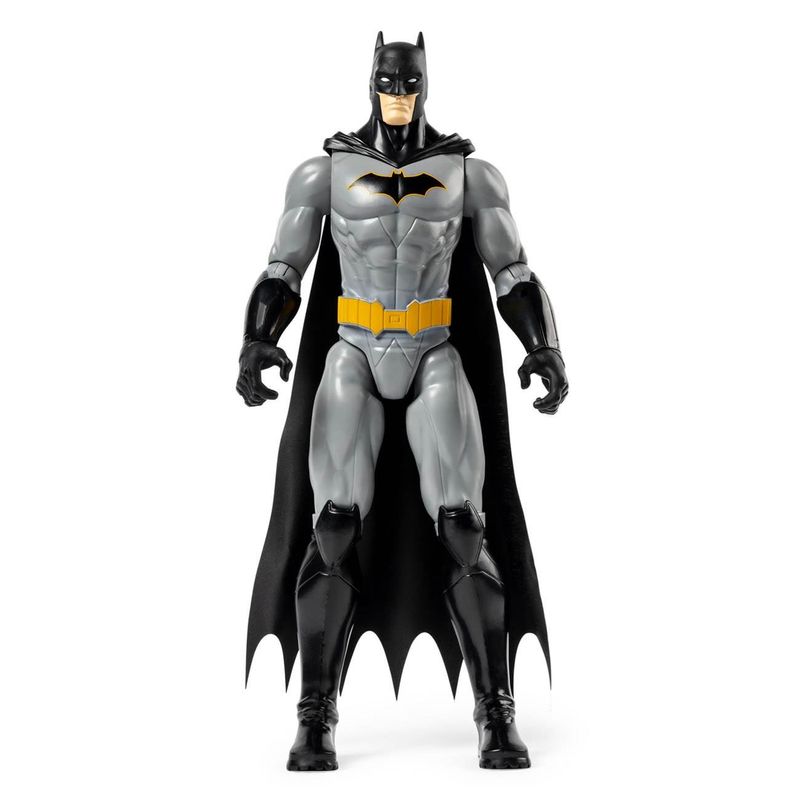 Jucarii, Copii si Bebe - Jucarii si jocuri - Figurine - Figurina actiune spin master, batman, 30 cm, capa textila, articulatii mobile, gri-negru - Infinity.ro