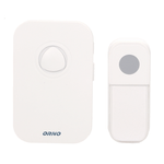 Casa si Gradina - Electrice - Accesorii electrice - Sonerii electrice - Sonerie wireless FADO DC ORNO OR-DB-KF-134, alimentare cu baterii, IP44, 100 m, 36 sonerii, control volum, alb - Infinity.ro
