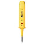 Casa si Gradina - Electrice - Accesorii electrice - Aparate de masura si control - Tester electronic multifunctional ORNO Fazer 777, 3-500V, AC/DC, continuitatea conductiei, 3 x LR44, Galben - Infinity.ro