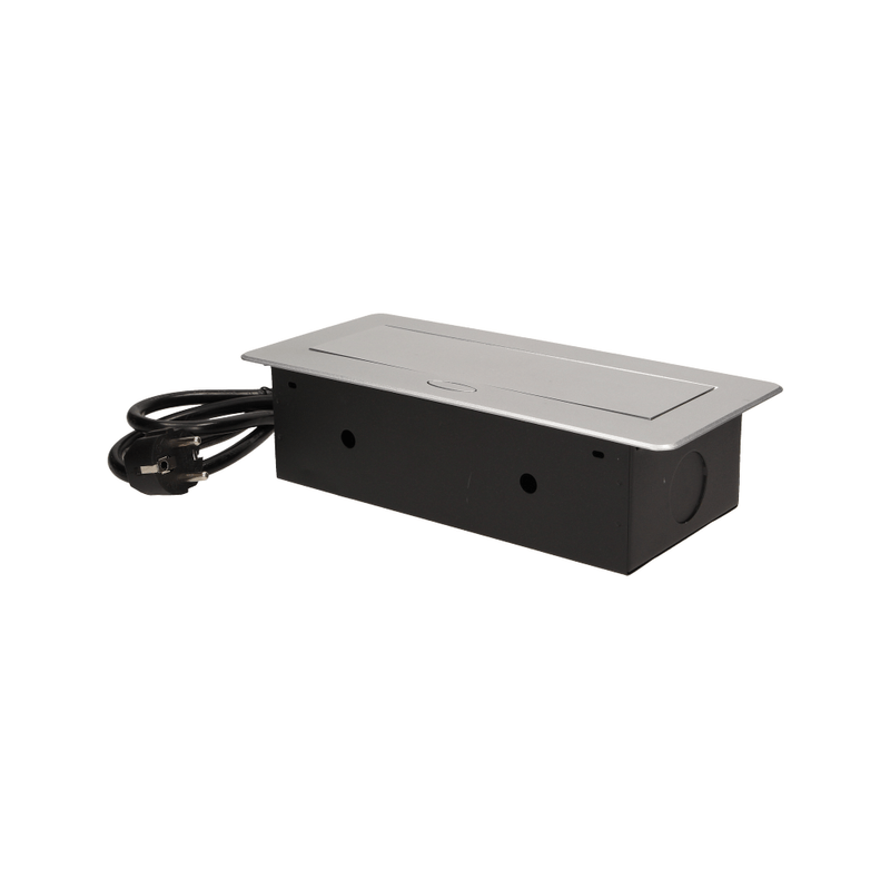 Casa si Gradina - Electrice - Prize - Priza schuko ORNO OR-AE-1337/G(GS), incastrabila, 230V, 2500W, cablu 1.5 m, argintiu - Infinity.ro