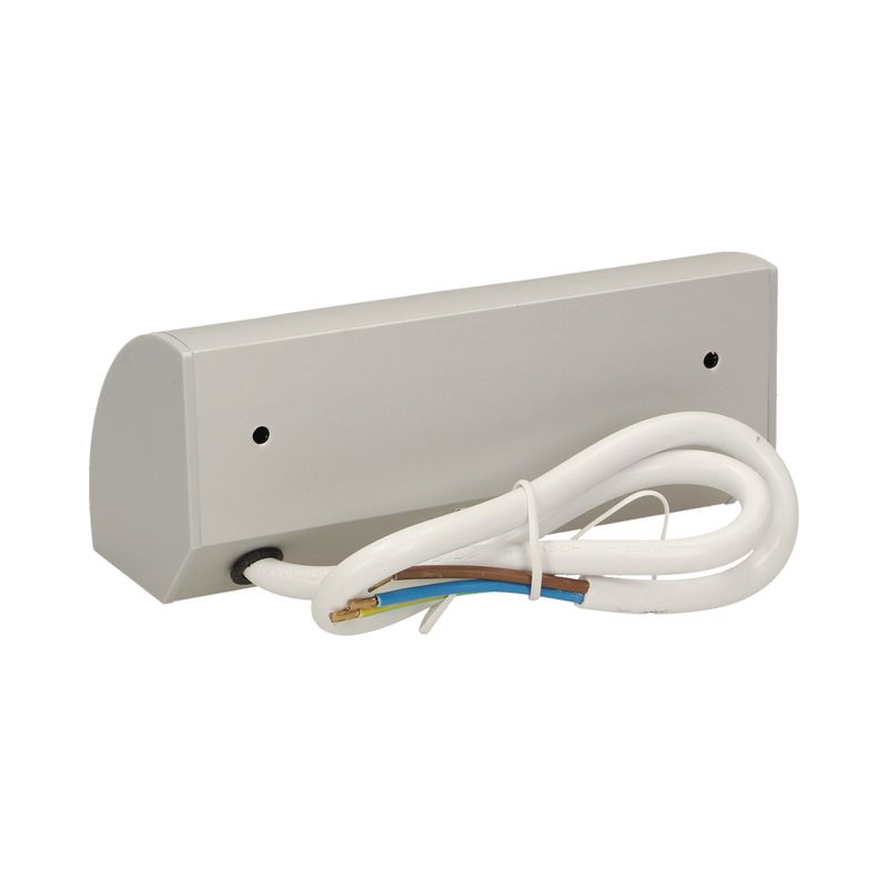 Casa si Gradina - Electrice - Prize - Priza schuko ORNO OR-AE-1303/G(GS), dubla, 230V, 3680W, cablu 0.5 m, gri - Infinity.ro