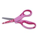 Carti si Birotica - Birotica - Accesorii de birou - Foarfece si cuttere - Foarfeca copii, model purcelus, varf rotunjit, maner moale, roz, 13cm - Infinity.ro