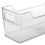Casa si Gradina - Mobilier - Organizare si depozitare - Cutii depozitare - Cos depozitare, model transparent, capacitate 5.2l, plastic, 35.5 x 12 x 13cm - Infinity.ro