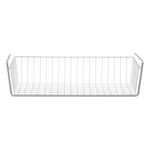 Casa si Gradina - Mobilier - Organizare si depozitare - Cutii depozitare - Cos organizator metalic, alb, 50x 25.5 x 13.5cm, suspendabil - Infinity.ro