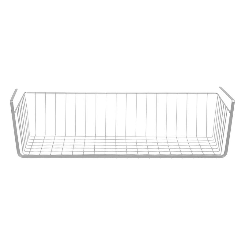Casa si Gradina - Mobilier - Organizare si depozitare - Cutii depozitare - Cos organizator metalic, alb, 50x 25.5 x 13.5cm, suspendabil - Infinity.ro