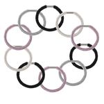 Fashion, accesorii si bijuterii - Femei - Accesorii femei - Accesorii pentru par femei - Set elastice de par, frotte, multicolor, 10 bucati - Infinity.ro
