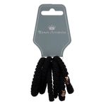 Fashion, accesorii si bijuterii - Femei - Accesorii femei - Accesorii pentru par femei - Elastice par femei, frotte, inchidere metalica, negru, set 6 bucati - Infinity.ro