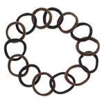 Fashion, accesorii si bijuterii - Femei - Accesorii femei - Accesorii pentru par femei - Set elastice par femei, frotte, negru si maro, 14 bucati - Infinity.ro