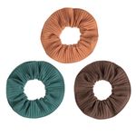 Fashion, accesorii si bijuterii - Femei - Accesorii femei - Accesorii pentru par femei - Set elastice par textile, 3 bucati, multicolor - Infinity.ro