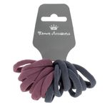 Fashion, accesorii si bijuterii - Femei - Accesorii femei - Accesorii pentru par femei - Set elastice par frotte, 14 bucati, culoare antracit si maro - Infinity.ro