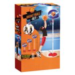 Sport si Outdoor - Sporturi de echipa - Baschet - Cosuri si panouri baschet - Set baschet dede, panou si cos reglabil, baza umpluta cu apa, minge inclusa, inaltime maxima 155cm, multicolor - Infinity.ro