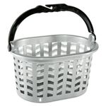 Casa si Gradina - Mobilier - Organizare si depozitare - Cosuri de gunoi - Cos suspendabil plastic, model zig-zag, gri si negru, 22 x 15 x 12cm - Infinity.ro