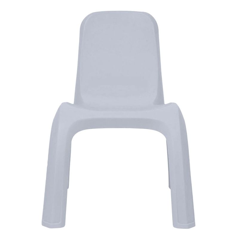 Casa si Gradina - Mobilier - Scaune si fotolii - Scaune - Scaun copii, gri, plastic, dimensiuni 38 x 44 x 52cm, greutate maxima 50kg - Infinity.ro