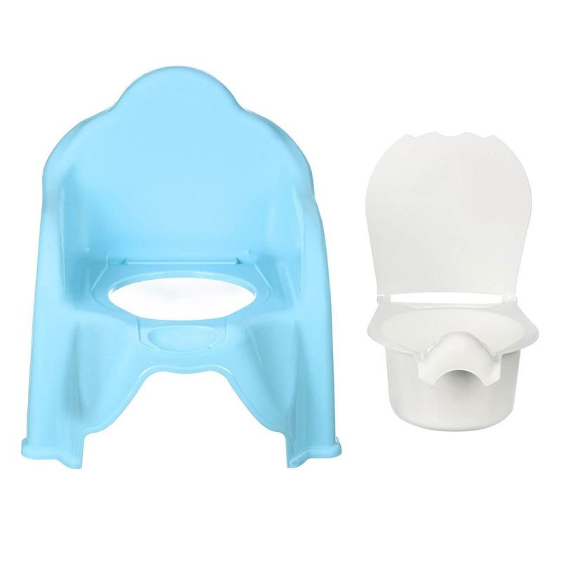 Jucarii, Copii si Bebe - Igiena si ingrijire - Baia bebelusului - Olite si reductoare WC - Olita scaun, honey baby, ciel, capacitate 20kg, plastic, 32 x 32 x 34cm - Infinity.ro