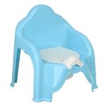 Jucarii, Copii si Bebe - Igiena si ingrijire - Baia bebelusului - Olite si reductoare WC - Olita scaun, honey baby, ciel, capacitate 20kg, plastic, 32 x 32 x 34cm - Infinity.ro