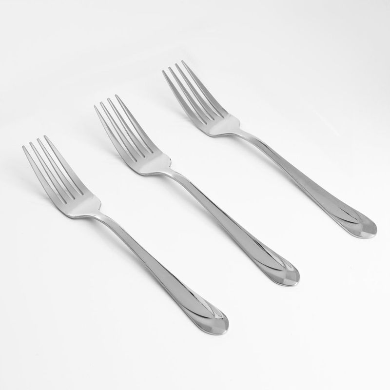 Casa si Gradina - Bucatarie si vesela - Vesela si tacamuri - Tacamuri si seturi - Set furculite, triagle, inoxidabil, lungime 21.5cm, 3 bucati - Infinity.ro