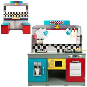 Bucatarie de Jucarie Play & Learn Retro 90 x 104 x 58 cm