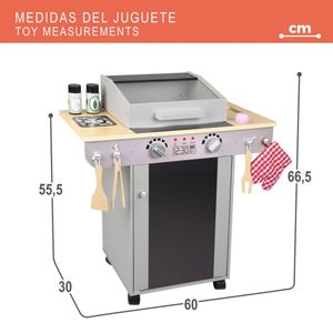 Bucatarie de Jucarie Teamson BBQ 60 x 66,5 x 30 cm